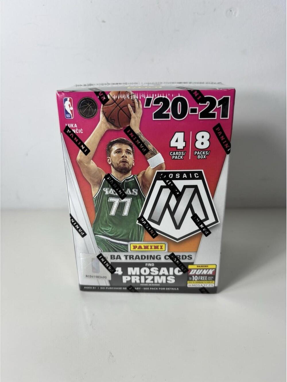 2020-21 Panini Mosaic NBA Basketball Blaster Box 32 Cards New Factory Sealed